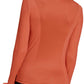 Urban Savage - Ruffle Long Sleeve Top: Sunset / M