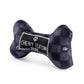Haute Diggity Dog - Black Checker Chewy Vuiton Bone Squeaker Dog Toy