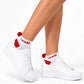 Love All Tennis Pom Pom Socks