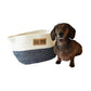 Midlee Designs - Midlee Two Tone Rope Dog Toy Storage Basket