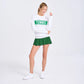 White Green Tennis Club Sport Sweater