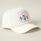 Pink Pickleball Drink Embroidery Patch Trucker Hat