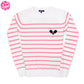 Pink Paddle Stripes Club Sport Sweater