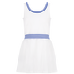 Club and Court - Ashby Dress: Cadet Blue with Bright White Stripe / M