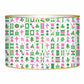 Pink and Green Mahjong Letter Mailbox