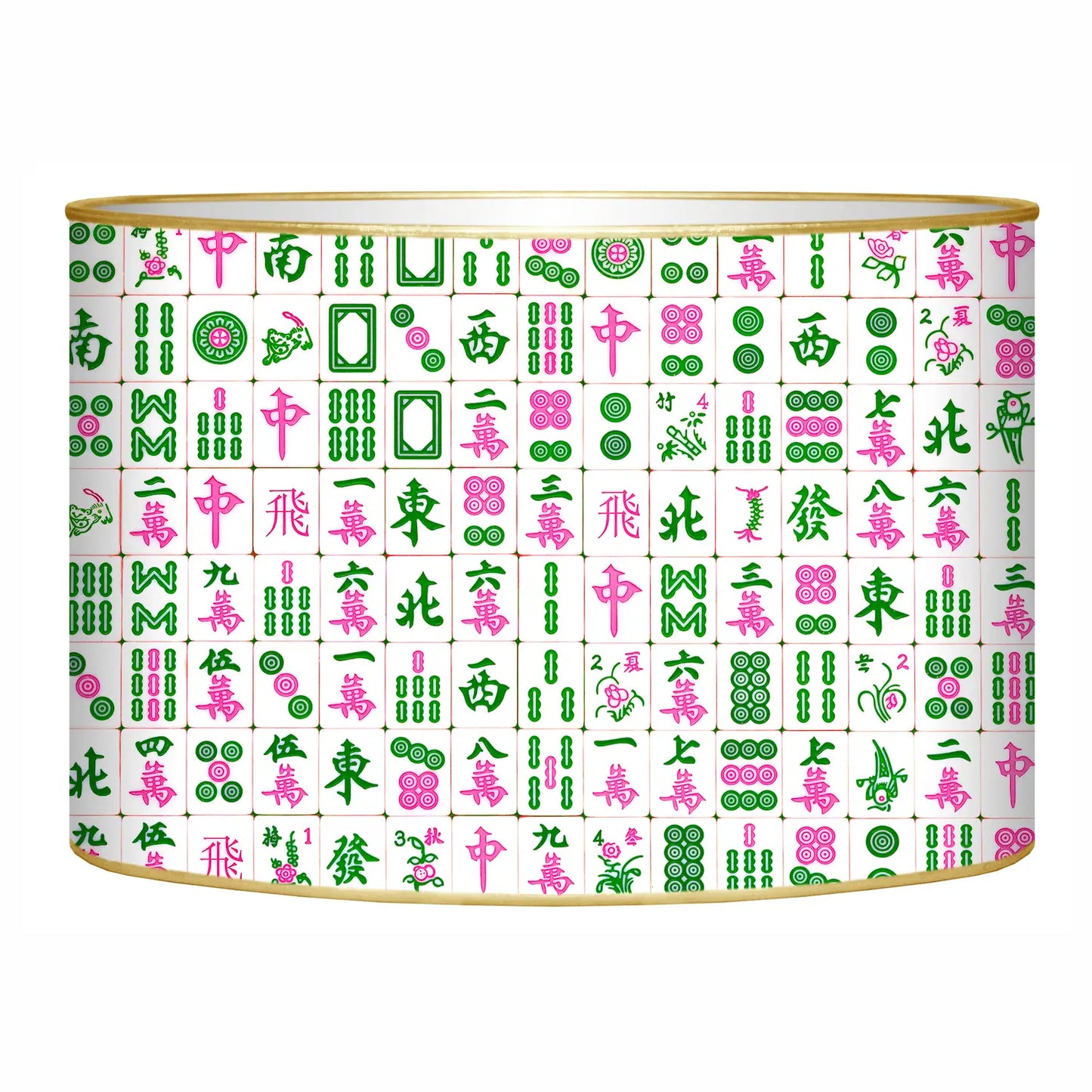 Pink and Green Mahjong Letter Mailbox