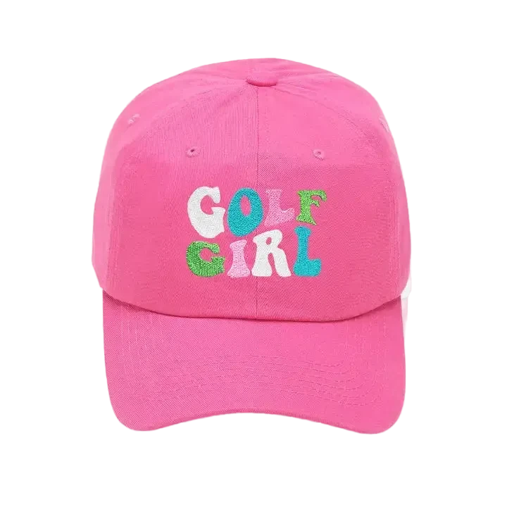 Golf Girl Embroidered Cap