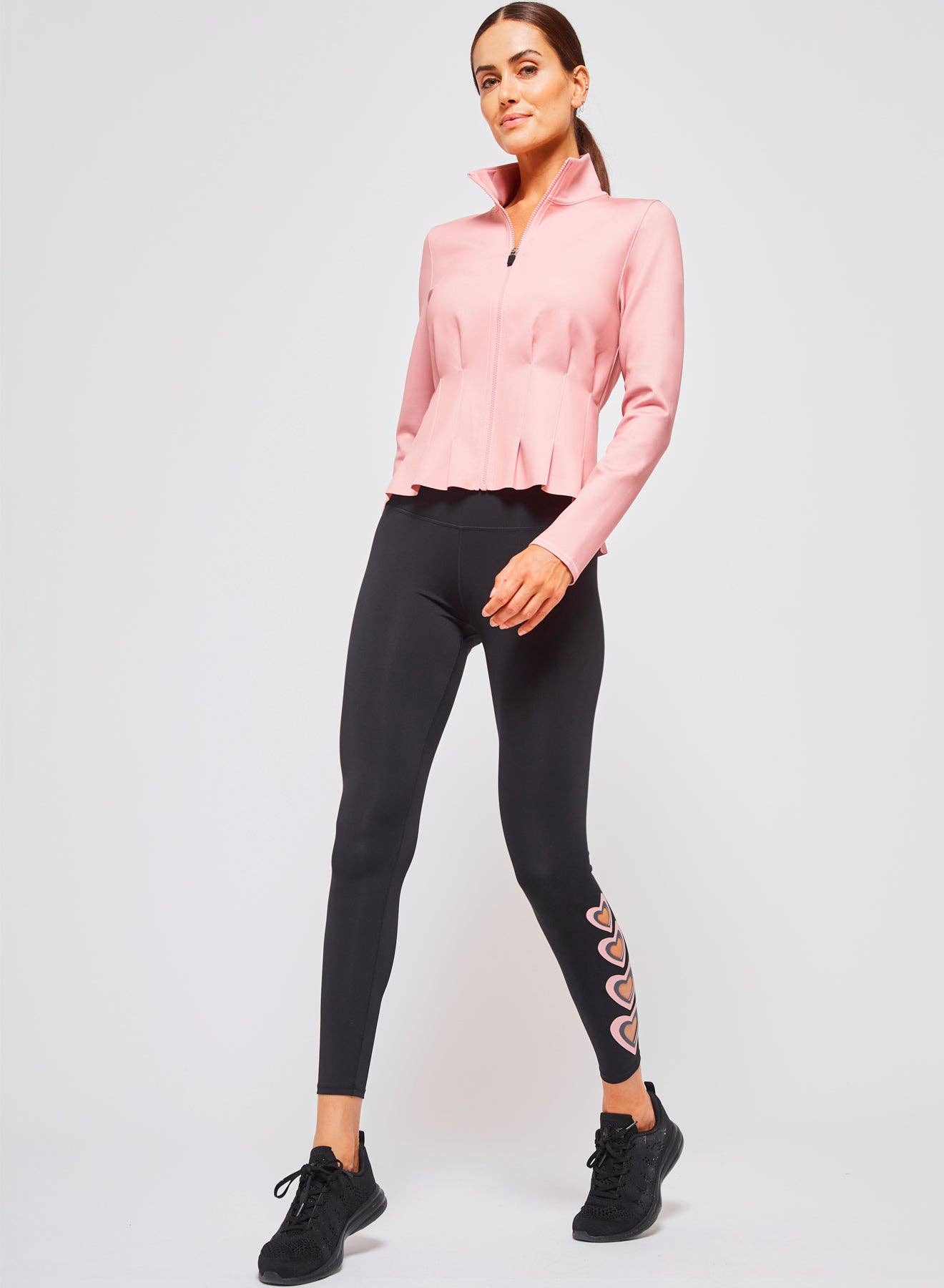 Urban Savage - Pleated Jacket: Dusty Rose / M