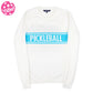 Club Sport Sweater: White / Light Blue Pickleball
