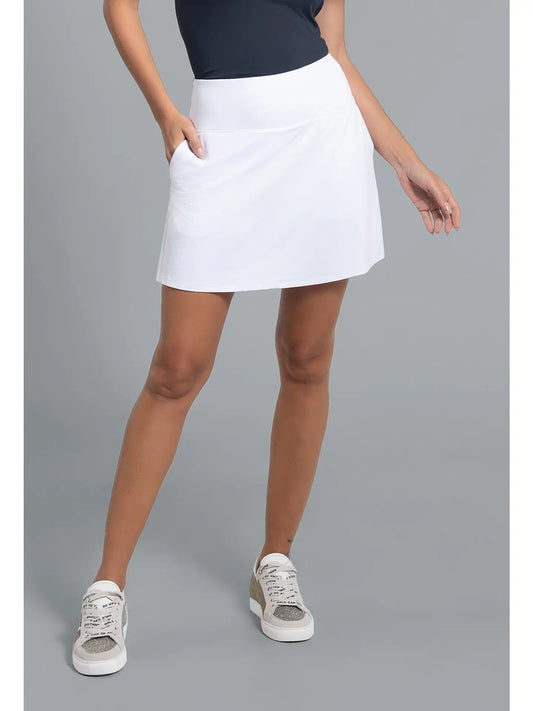 Solid A-Line Skort 17.5"