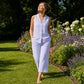 Sleeveless 100% Cotton Capri Pajamas