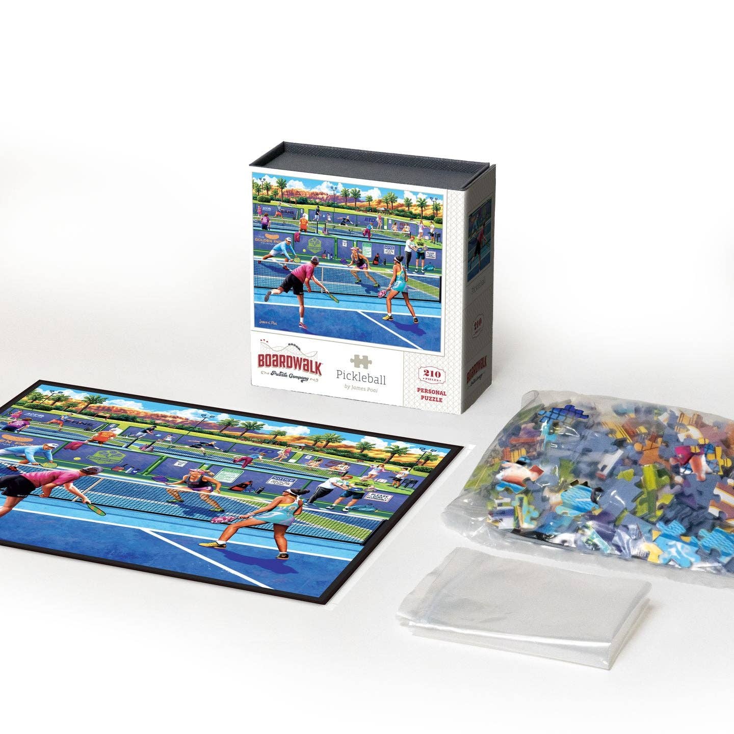 Boardwalk Puzzle Company - Pickleball - Personal Puzzle - 210 Piece