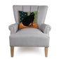 Black Cat In A Corner Hook Pillow - Warren Kimble