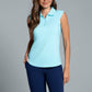 Solid Sleeveless Polo
