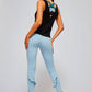 Urban Savage - Ruffle Legging: Denim / M