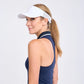 Navy Quilted Paddles Country Club Visor