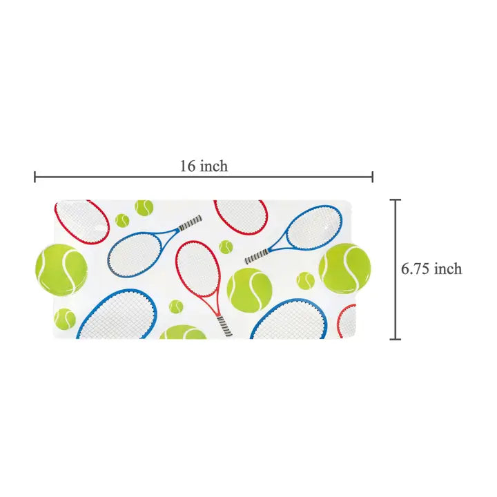 16" Tennis Rectangle Serving Tray