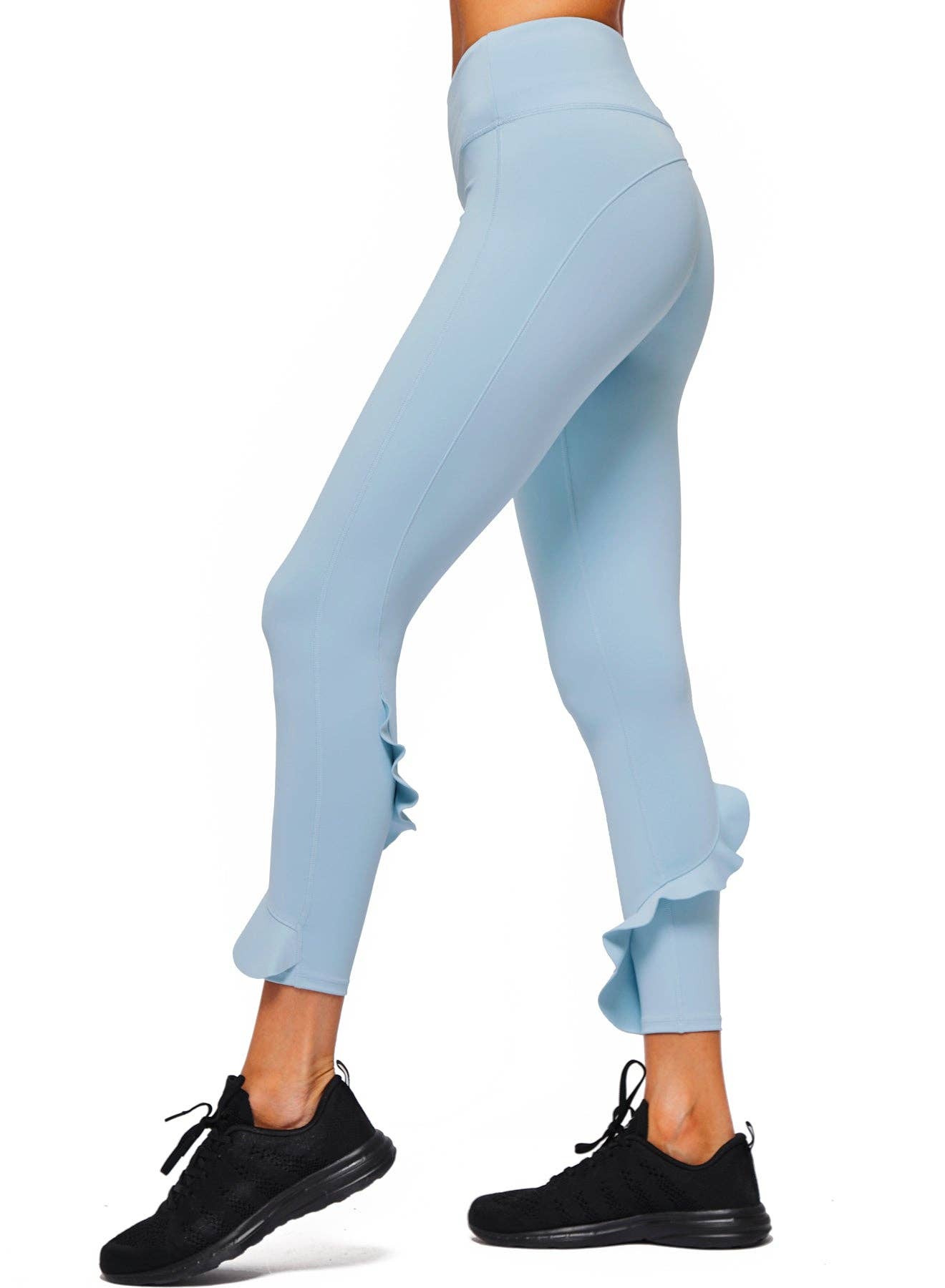 Urban Savage - Ruffle Legging: Black / M