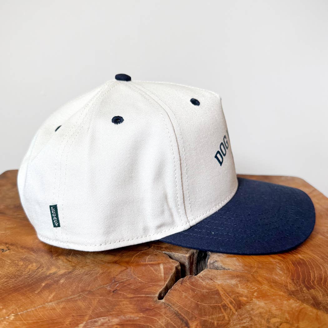 Poppy & Lou - Dog Walking Hat – Two-Tone Style Cap: Navy