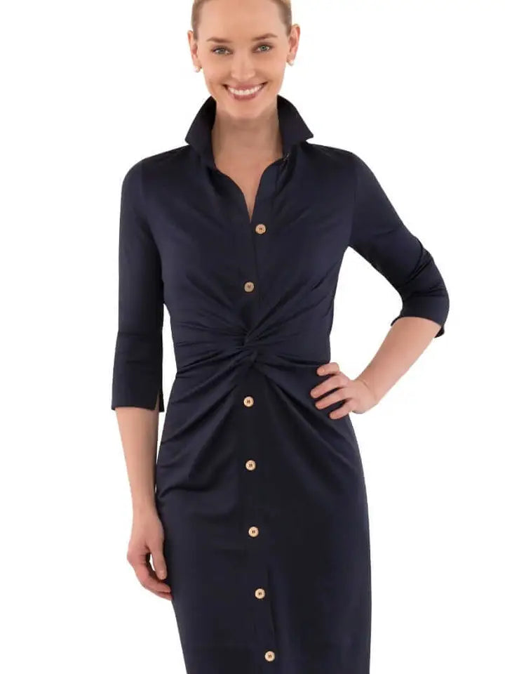 Twist & Shout Dress - Solid