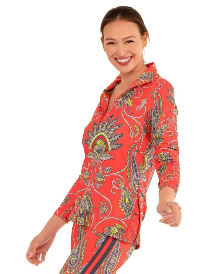Jock Girl Half-Zip Pullover - Plume