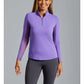 Solid Long Sleeve Mock Neck Top