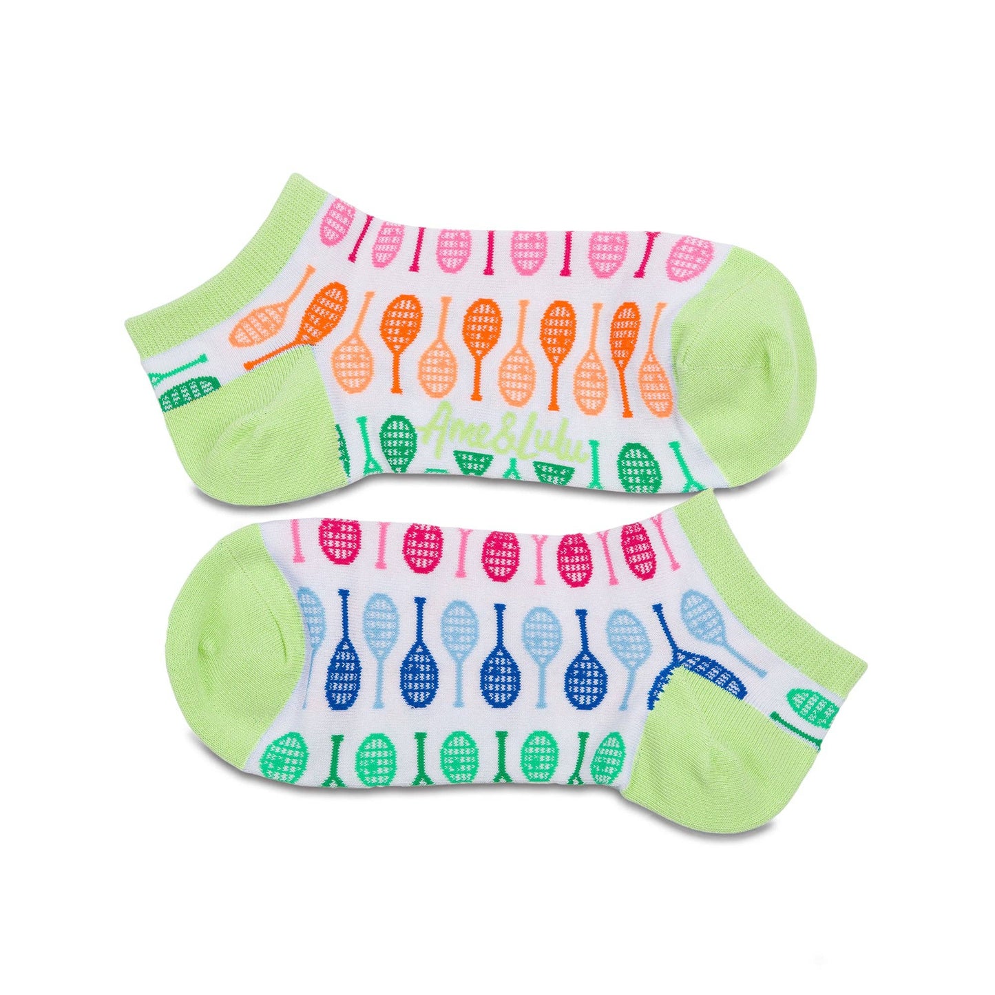 Meet Your Match Ankle Socks - Rainbow Racquets