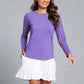 Long Sleeve Crew Neck with Mesh