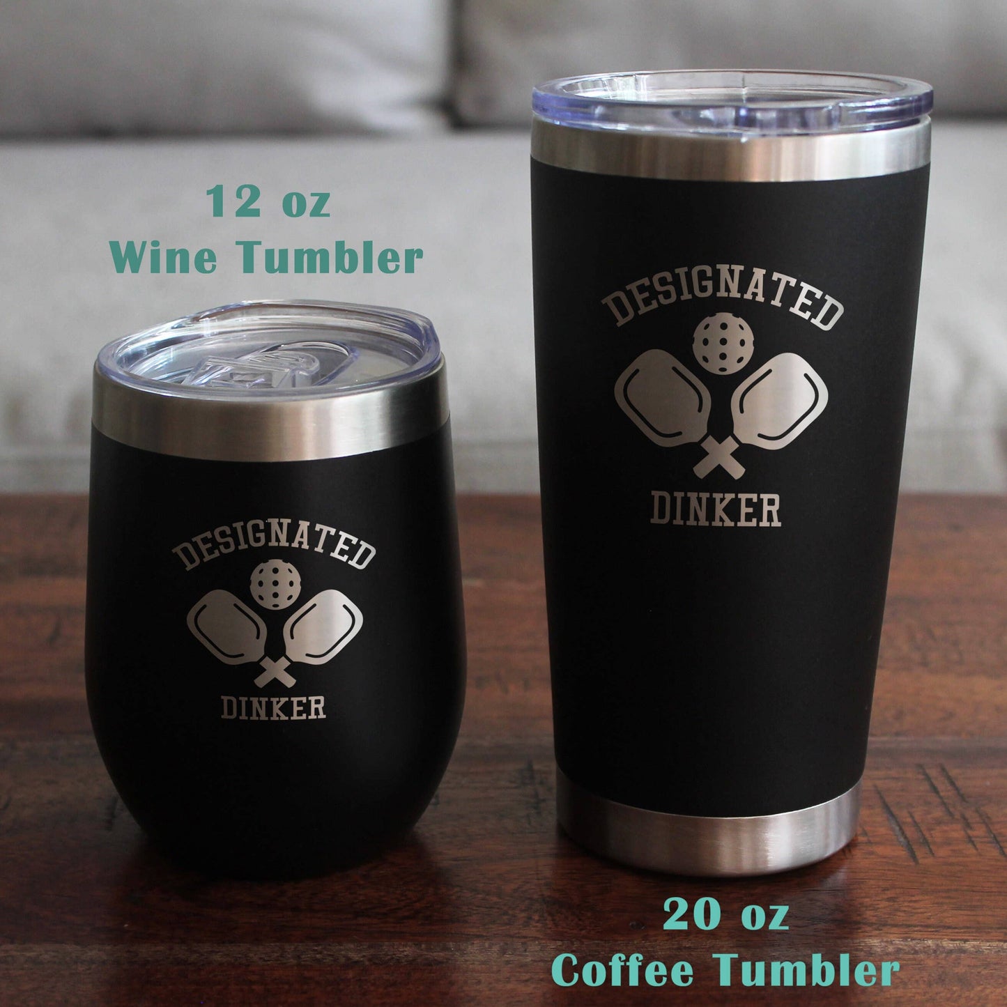 bevvee - Designated Dinker Pint Glass for Beer - Pickleball Gifts