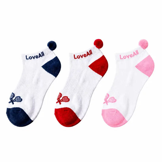 Love All Tennis Classic Pom Pom Sock Bundle