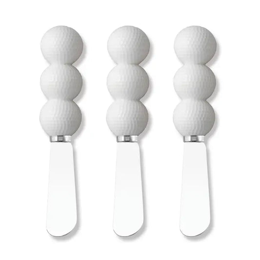 3-Piece Golf Balls Cheese Spreader