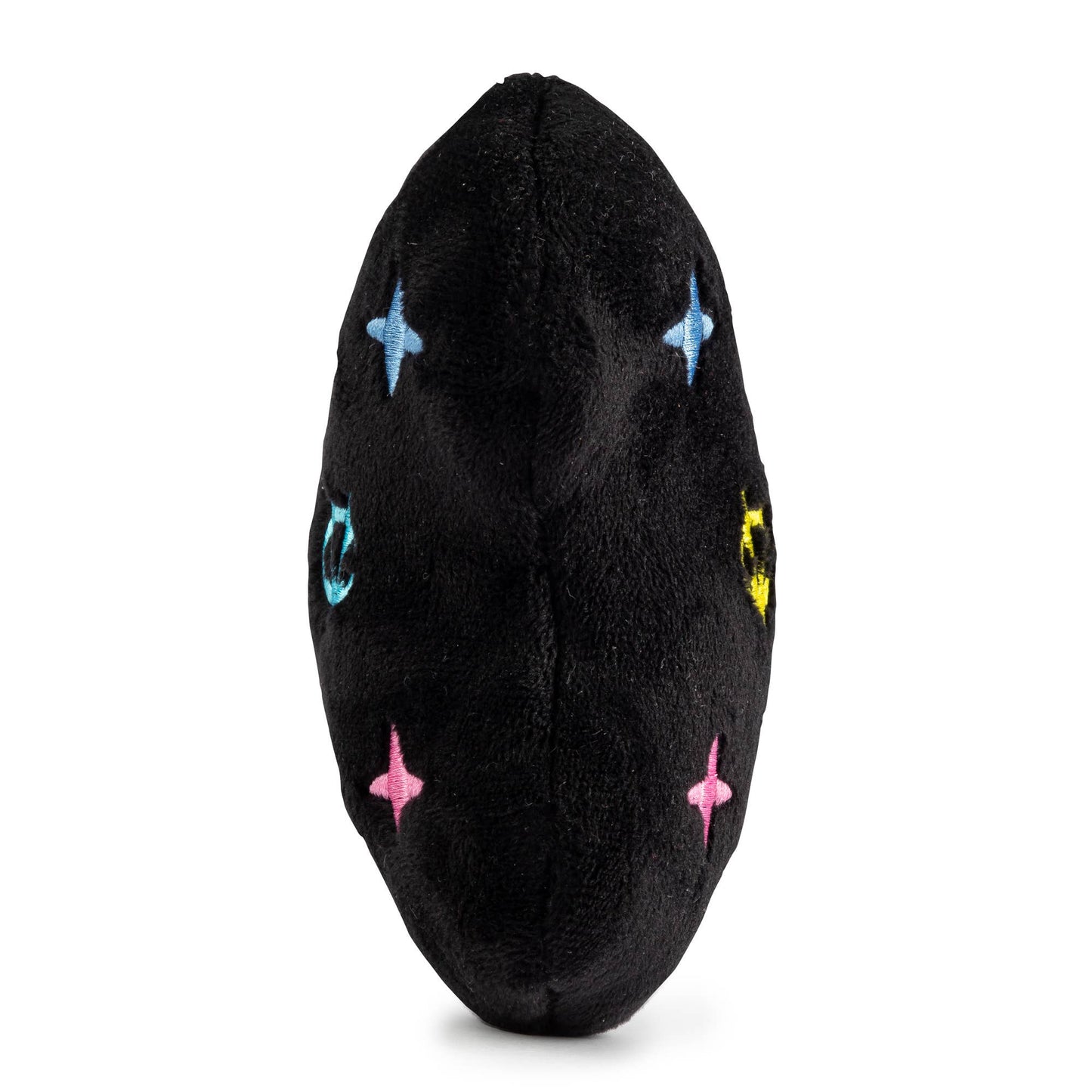 Haute Diggity Dog - Black Monogram Chewy Vuiton Bone Squeaker Dog Toy: Large