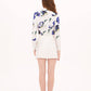 Foray Golf - Printed Sun Shirt: Iris Rhapsody Print