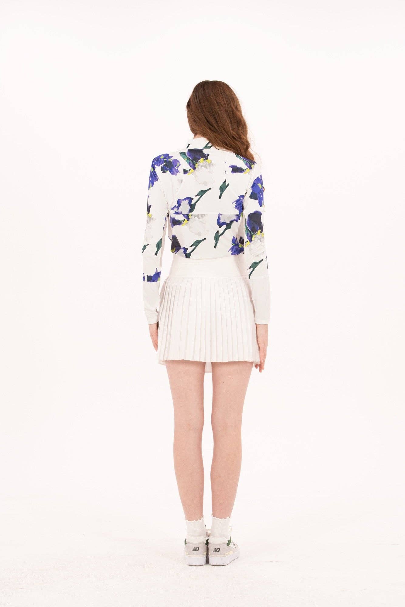 Foray Golf - Printed Sun Shirt: Iris Rhapsody Print