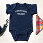 Future Dog Walker Baby Bodysuit - Navy