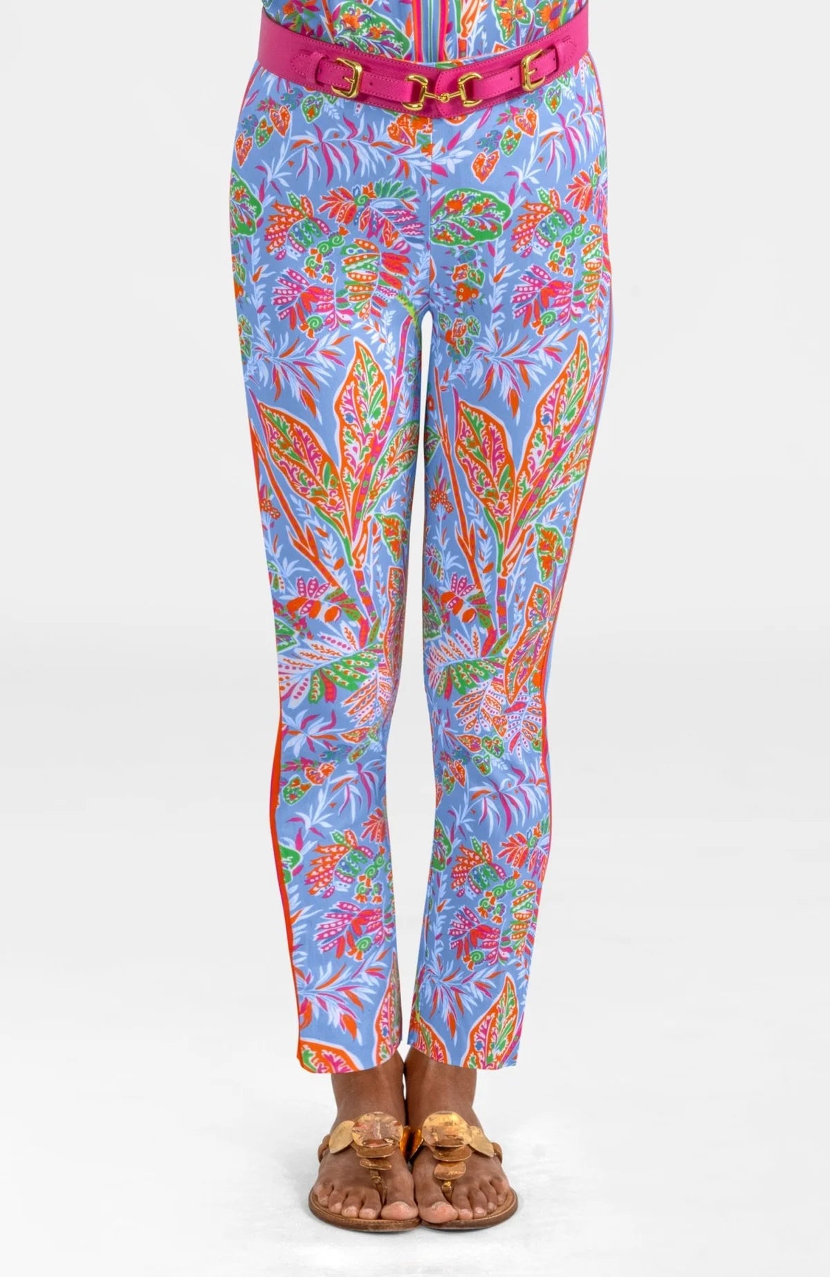 Gripeless Pull On Pants - Vintages Vines (Peri)