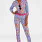 Gripeless Pull On Pants - Vintages Vines (Peri)