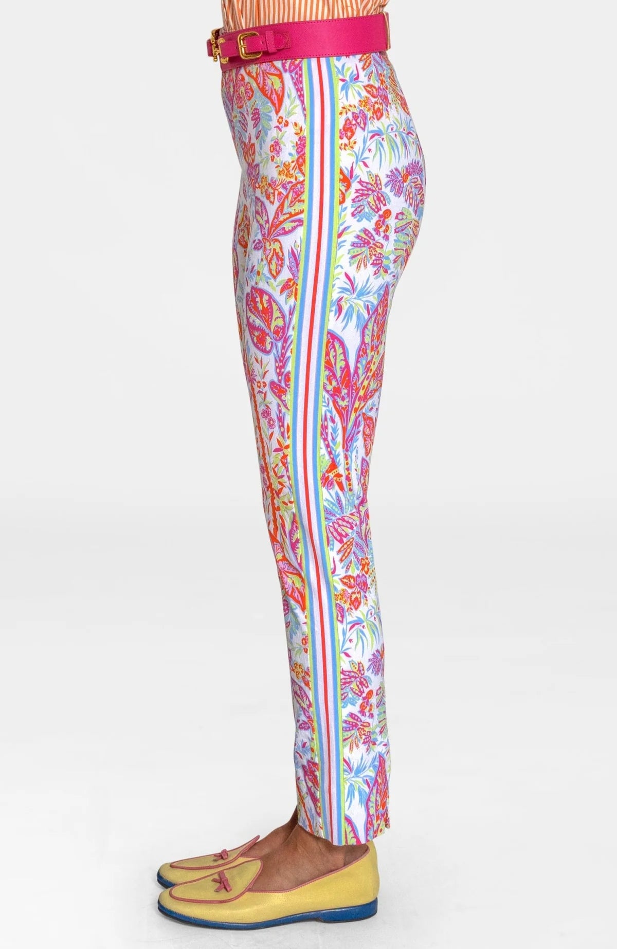 Gripeless Pull On Pants - Vintages Vines (Brights)