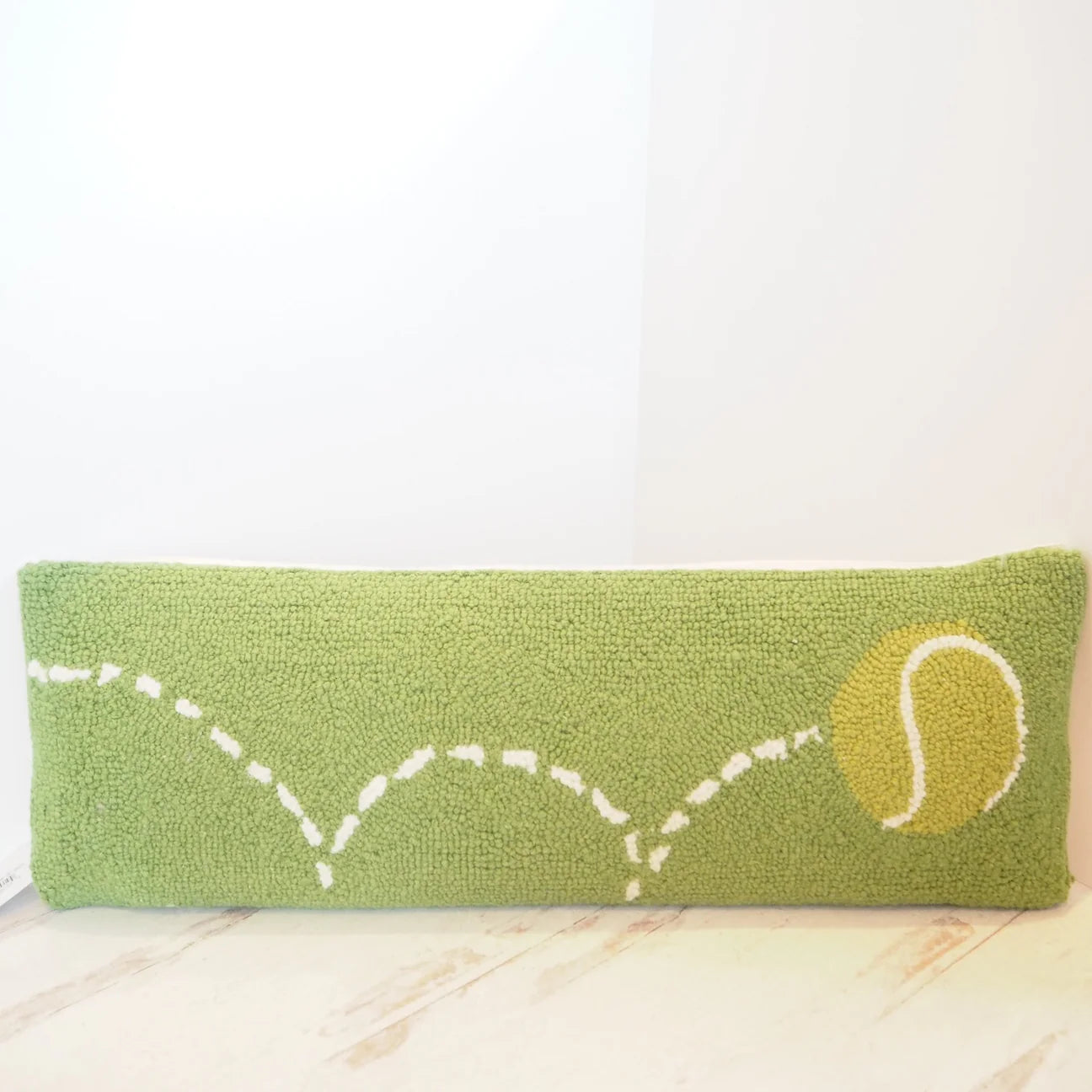 Hooked Tennis Ball Pillow