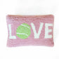 Hooked Tennis Love Pillow