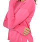 Relaxed Fit Crew Neck Sweater - Hot Pink