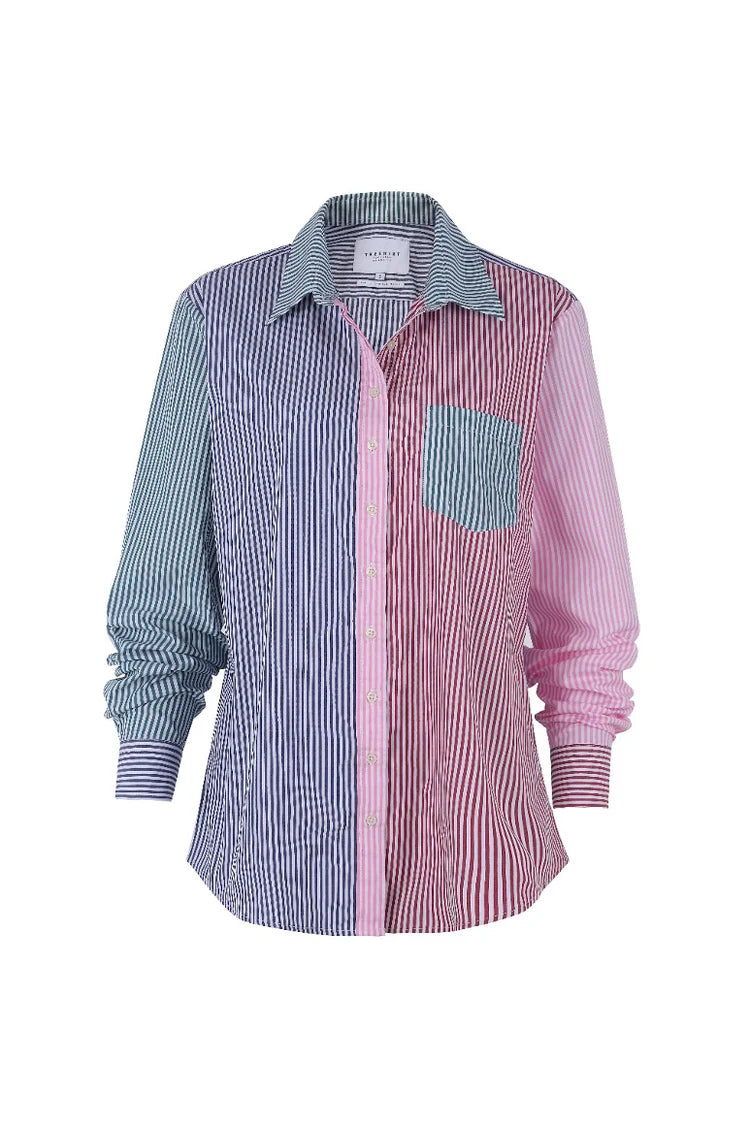 The Boyfriend Shirt - Multicolor Forest