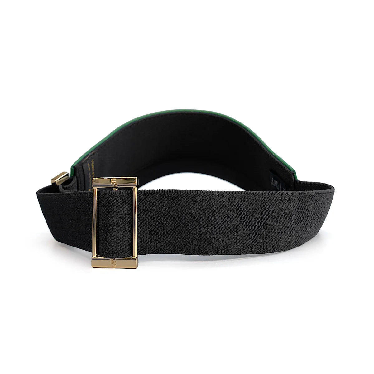 The Visor - Court Green Leather/Navy Trim & Gold