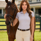 Dancing Equestrian 1/4-Zip Short Sleeve - Rosebud