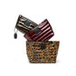 Travel Trio Organizational Pouches - Leopard/Burgandy/Chocolate