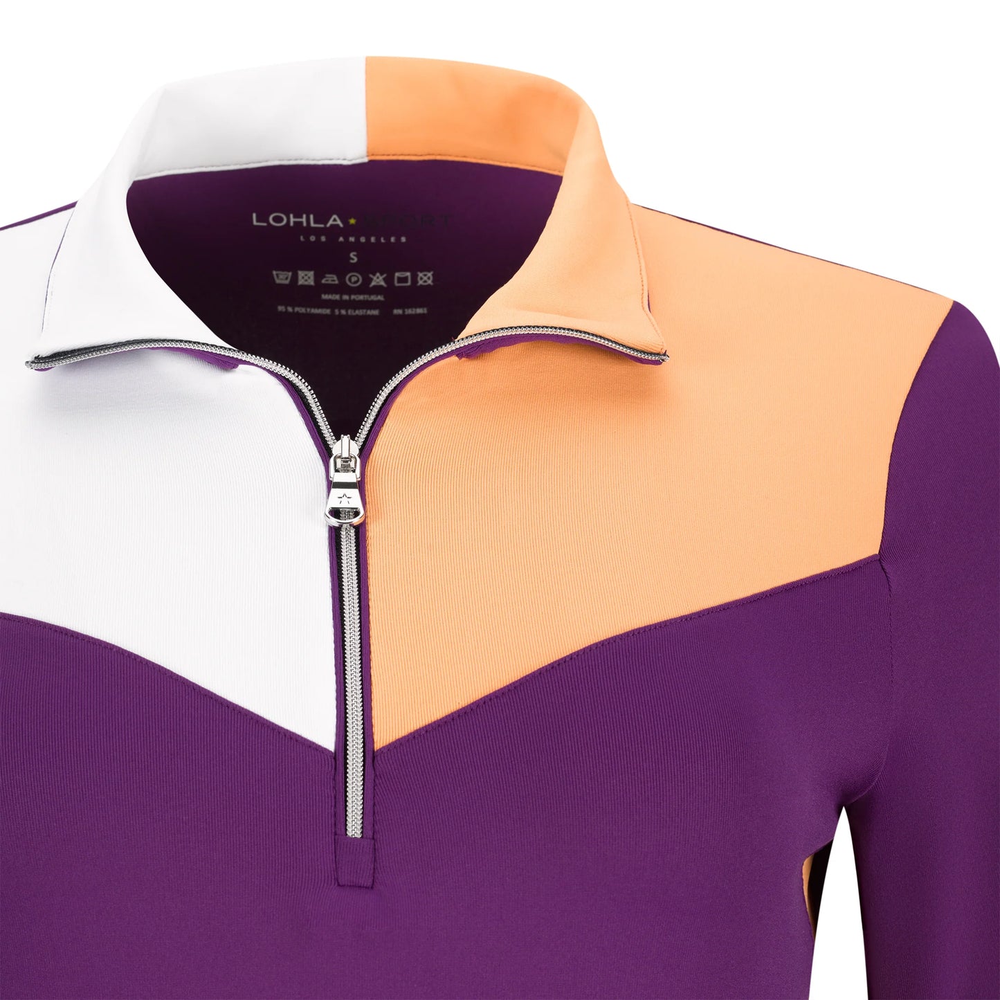 The Margot Colorblock Top - Purple Sky