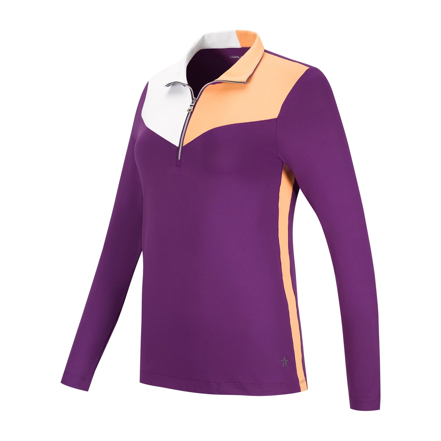 The Margot Colorblock Top - Purple Sky