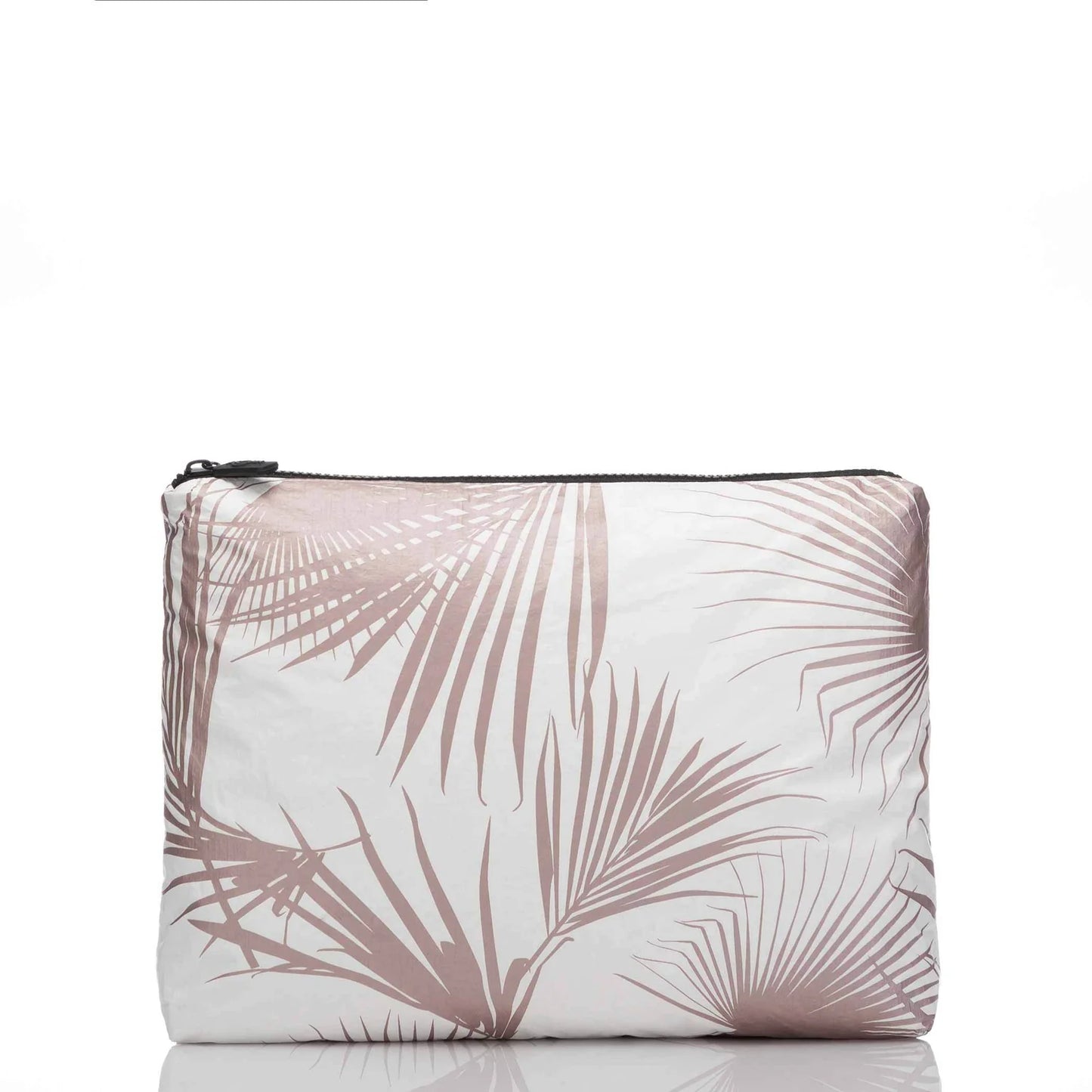 MID POUCH - DAY PALMS - ROSE GOLD