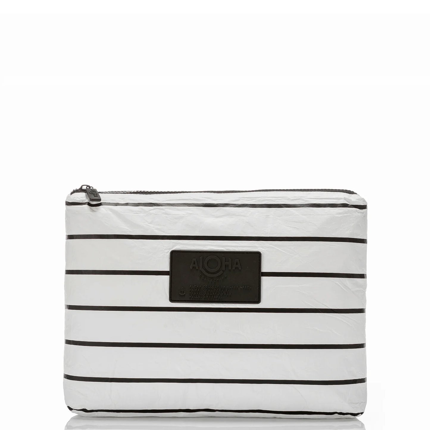 MID POUCH - BLACK ON WHITE