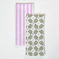 Pickleball Tea Towel Set - Green/Pink